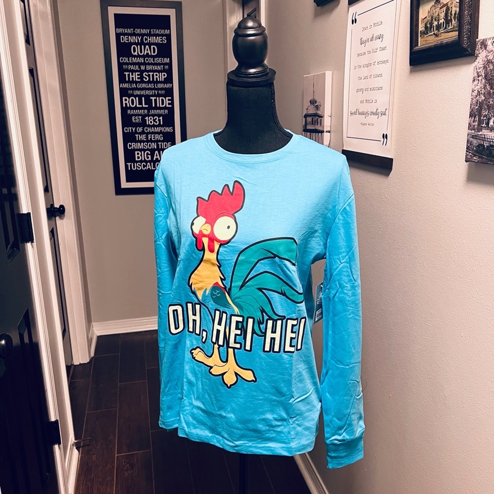 Hei Hei Long Sleeve T-Shirt for Adults - Moana - Picture 1 of 6